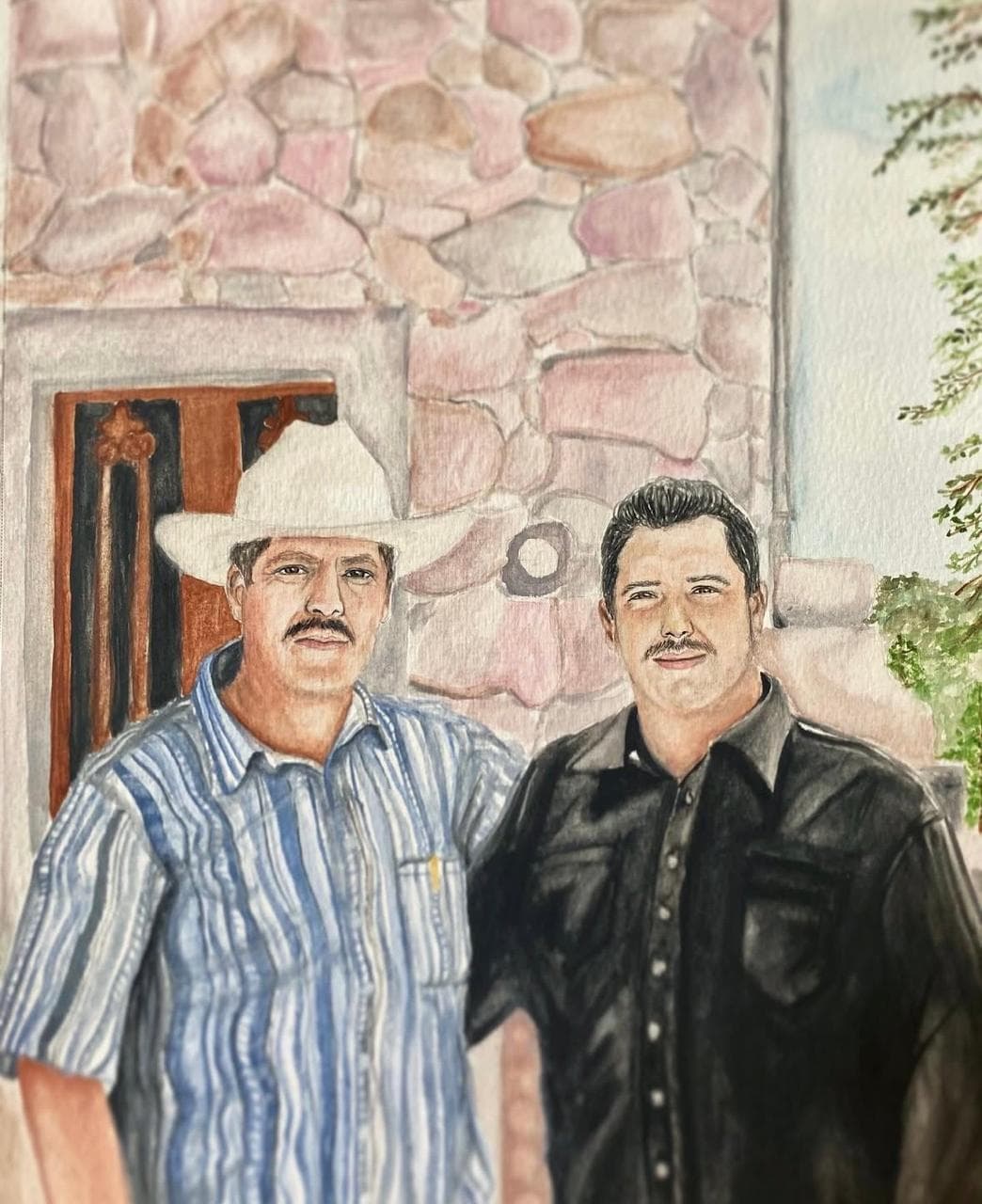 Revive momentos — obra final pintada a mano